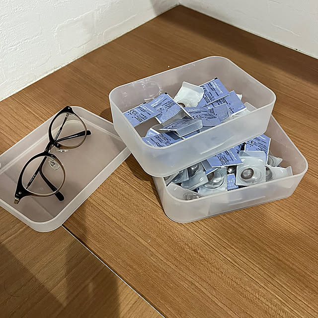 Bathroom,収納,100均,ダイソー,コンタクト収納,眼鏡置き場,眼鏡置き monmの部屋