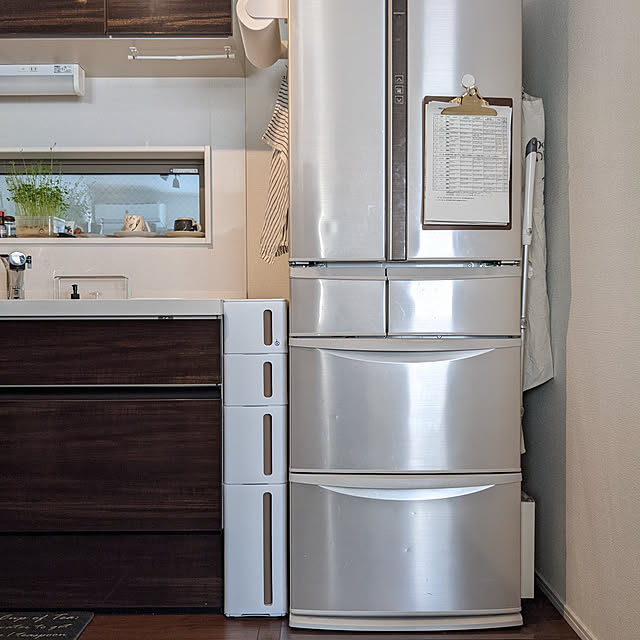 Kitchen,キッチン収納,隙間収納,ウェルカムクーポンキャンペーン,RoomClipショッピング,RoomClipショッピングで買ったモノ Shinohazuの部屋