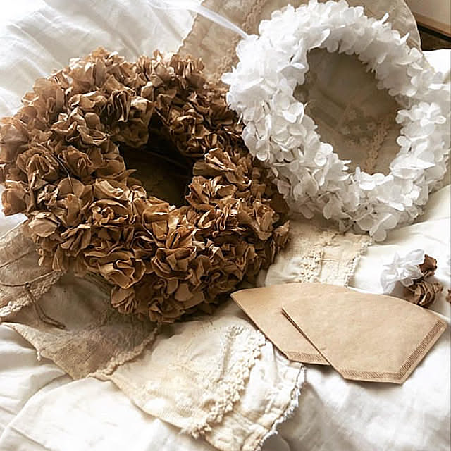 ナチュラル,雑貨,100均,カフェ風,ホワイトインテリア,ダイソー,ハンドメイド,DIY,Bedroom kaokaoの部屋