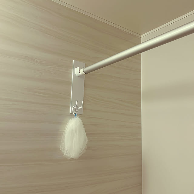 Bathroom,マグネット物干し竿ホルダー,tower(タワー),RoomClipショッピング,おうち見直し企画 yukimidaifukuの部屋