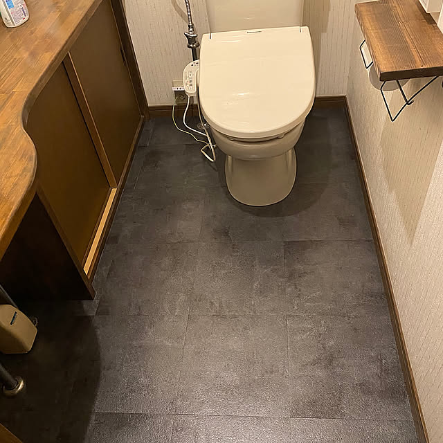 Bathroom,フロアタイル,フロアタイルDIY takito1974の部屋