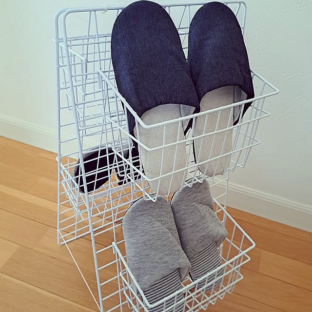 Overview,10分でできる,セリア,seria,スリッパラック,スリッパラックDIY,ワイヤーラティス,ワイヤーラティスリメイク,ワイヤーバスケット,ワイヤーバスケットアレンジ,簡単DIY,簡単リメイク,簡単収納 sakura_3の部屋