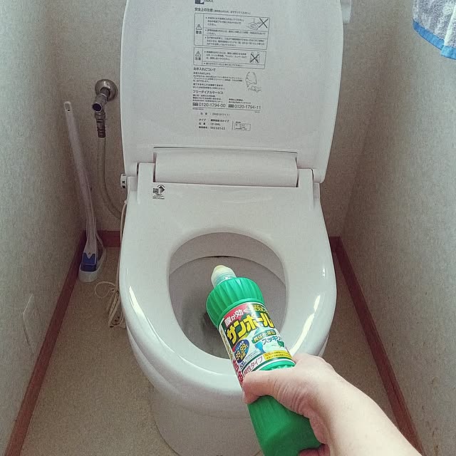 Bathroom,トイレ,KINCHO,トイレ掃除,サンポール,清潔を保つ suzusuzuyumiyumiの部屋
