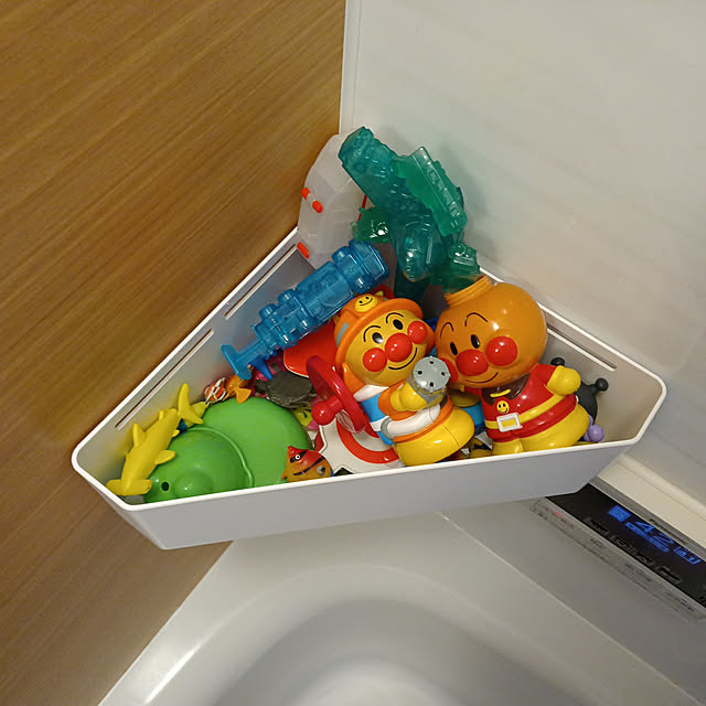 Bathroom,お風呂,RoomClipショッピング,おうち見直しキャンペーン,お風呂のおもちゃ,浮かす収納,こどもと暮らす。,男の子と暮らす。 tomoの部屋