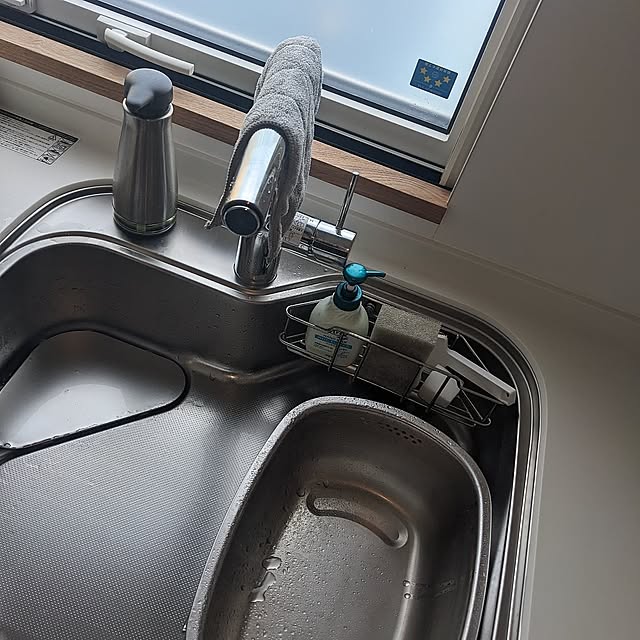 Kitchen,節約,桶,クリナップ ステディア,家事問屋,流れーるシンク小 omosayabokoの部屋