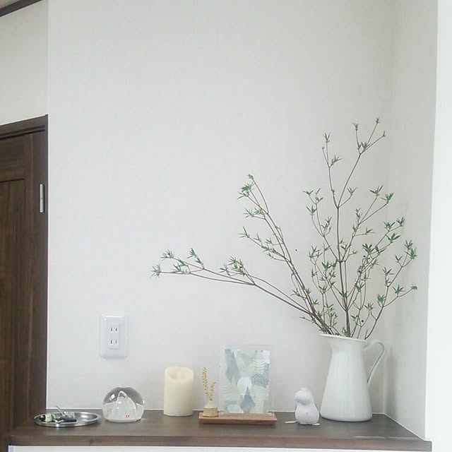 Entrance,いいほしゆみこさん,鍵おきば,ﾍﾟｰﾊﾟｰﾅﾌﾟｷﾝ,スノードーム,ﾄﾞｳﾀﾞﾝﾂﾂｼﾞ,IKEA,ムーミン,花瓶,点と線模様製作所,ルミナラ,作家さんの作品,ミモザドライ yoshiの部屋