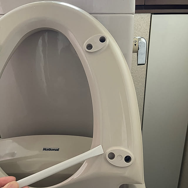 Bathroom,便座裏のゴム部分の汚れ,無印良品 kikiの部屋