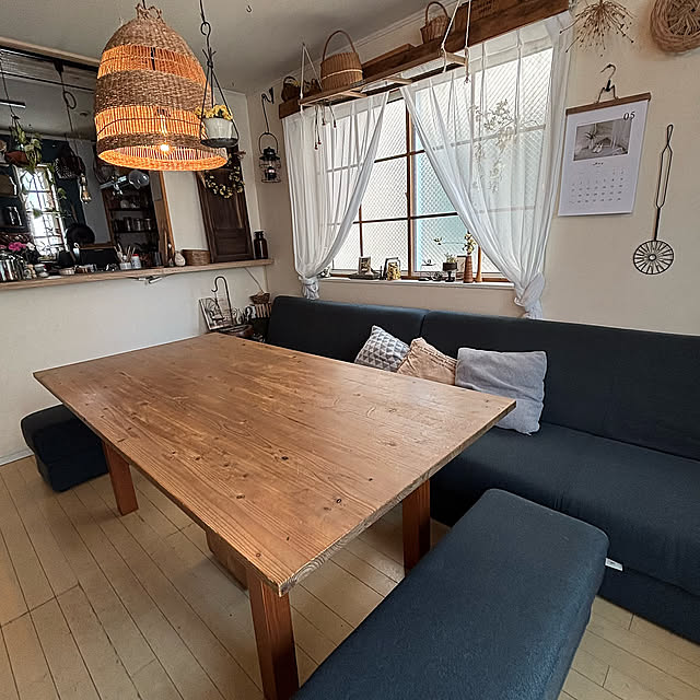 Lounge,ダイニングソファー,リビングダイニング,ダイニング,古道具,ディスプレイ,春,窓枠DIY,春のディスプレイ,モニター応募投稿,建売でも諦めない okkunの部屋