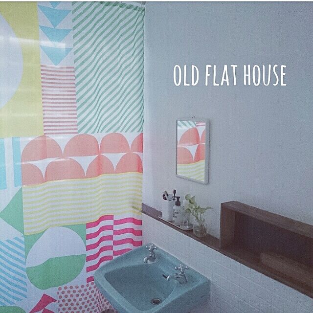 Bathroom,IKEA,レトロ,中古住宅,DIY 224BASEの部屋