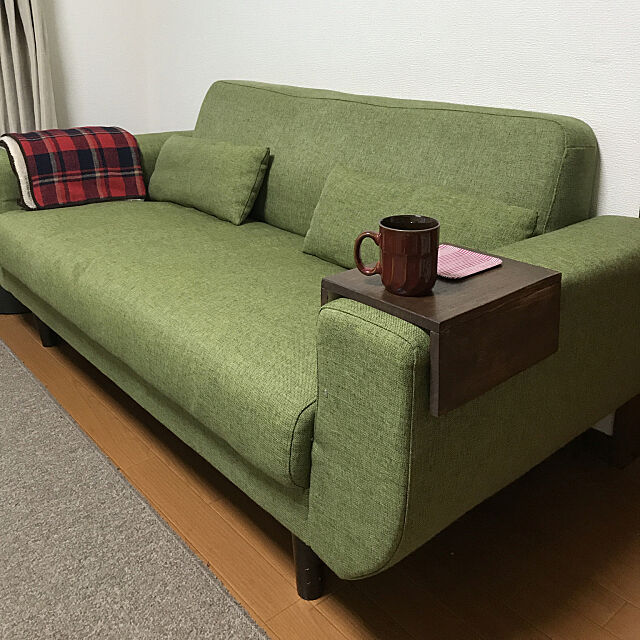 Lounge,簡単,サイドテーブル,定位置,ソファー,DIY,オスモカラー smd0303の部屋