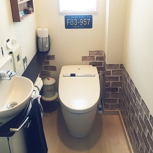 Bathroom,狭い...(°ω°),100均,セリア,3COINS,salut!,雑貨,リメイク tomoの部屋