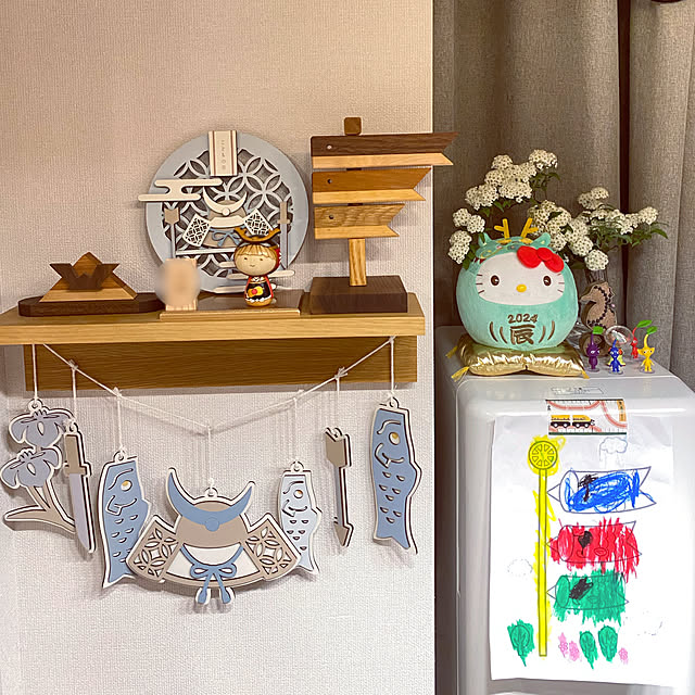 My Shelf,こでまり,スリーコインズ,スリコ,3COINS,リサ・ラーソン こけし,Lisa Larson,リサ・ラーソン,こどもの日,4歳,こどもと暮らす,こどものいる暮らし,北欧,北欧雑貨,北欧インテリア mugi1123の部屋