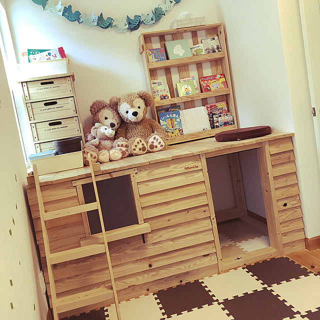 DIY,隠れ家,秘密基地,秘密基地　キッズスペース,秘密基地DIY,5歳男子,子供がいる家,子供のいる暮らし,子供のために,2歳娘,木製,Overview nicchanの部屋