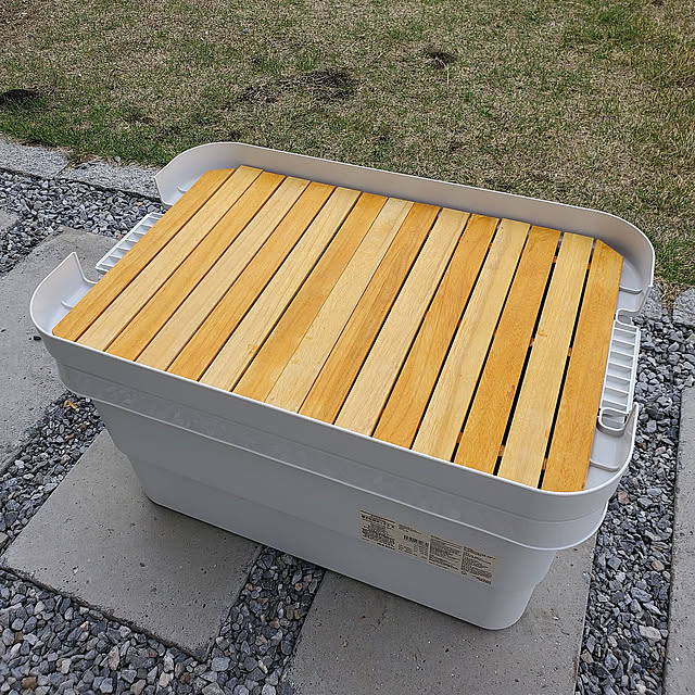 Entrance,10分でできる,セリア,すのこリメイク,無印良品,コンテナ,キャンプ,天板,コンテナ天板,コンテナボックス,無印良品週間,kedarake備忘録,アウトドア kedarakeinumomoの部屋