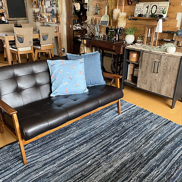 イナザウルス屋さん,夏の模様替え,フェイクグリーン,ダルトン,DIY,ディアウォール,築30年超,1×4材,いいね&フォローありがとうございます☆,2×4材,100均,インスタ→chii_yae,塩ビパイプ,salut!,ニトリ,Lounge TOPの部屋