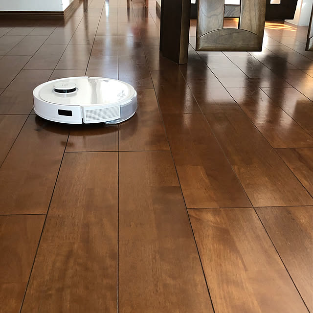 Lounge,以前投稿のpicもありますが……,しぃちゃん,スマート家電,DEEBOT T9＋,ロボット掃除機,白,買ってよかったもの,ナチュラル Kaeru-Mamaの部屋