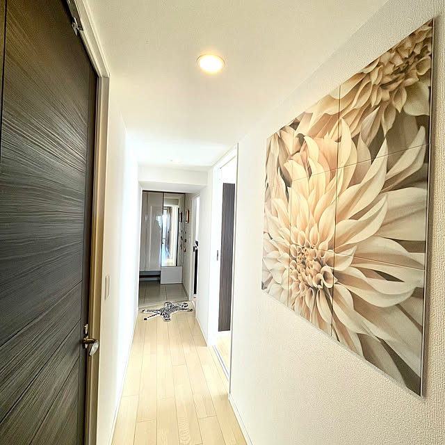 On Walls,DIY,エコカラット,LIXIL,いいね！コメント！うれしいです♥,マンション暮らし,アートのある暮らし,モニター当選ありがとうございます♡,RoomClipの出逢いに感謝♡,エコカラットセルフ manchanの部屋