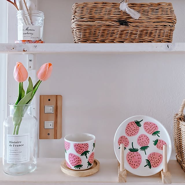 Kitchen,お気に入りの柄,マリメッコ,ナチュラルインテリア,チューリップ,ナチュラルキッチン,インスタやってます♡ sunnyの部屋