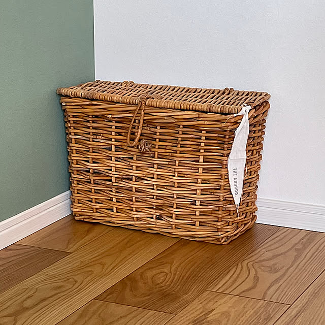 片付けやすい工夫,ナチュラル,シンプル,ナチュラルインテリア,お気に入りの場所,癒しスペース,シンプルインテリア,好きな眺め,すっきり暮らす,狭いなりに使いやすく,On Walls,ふた付きスリムバスケットAROROG,リセノ hitomi0515の部屋