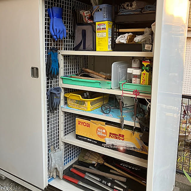 My Shelf,にわのある暮らし,物置整理,物置 maron915の部屋