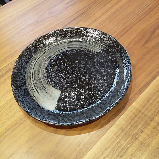 Kitchen,Daiso,200円商品,丸皿,食器,ニトリ,ダイニングテーブル,ウォールナット,和食器大好き daimanaの部屋