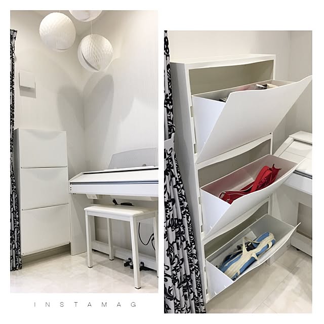 生活感を隠してスタイリッシュに!IKEAのキャビネット 生活感を隠してスタイリッシュに!IKEAのキャビネット