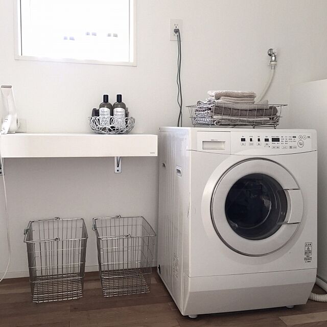 Bathroom,洗濯機,無印良品 ドラム式洗濯乾燥機 Hito-95の部屋