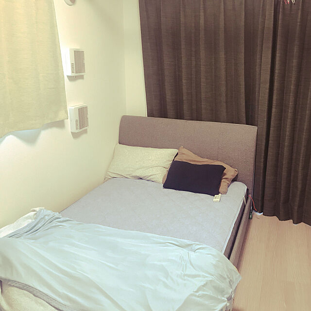 Bedroom,ベッド,Nクール,部屋が狭い,ニトリ gochiの部屋