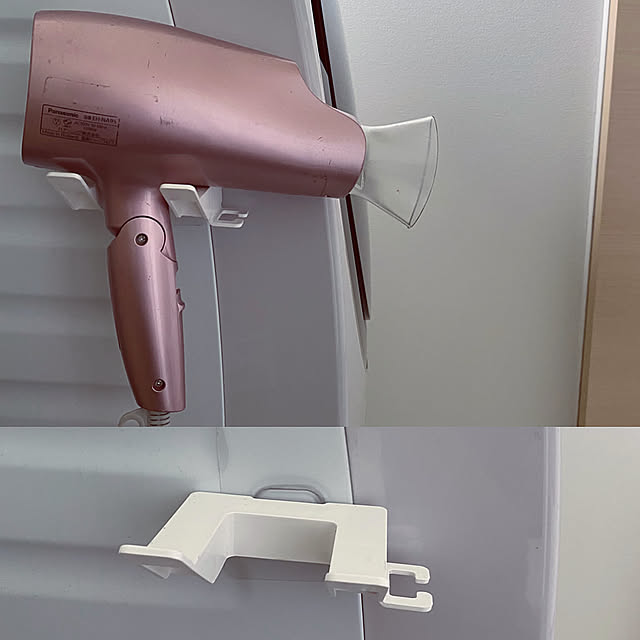 Bathroom,時短アイテム,時短,ズボラ,ドライヤー置き場,ドライヤー収納,ドライヤー,100均アイテム Aoiの部屋