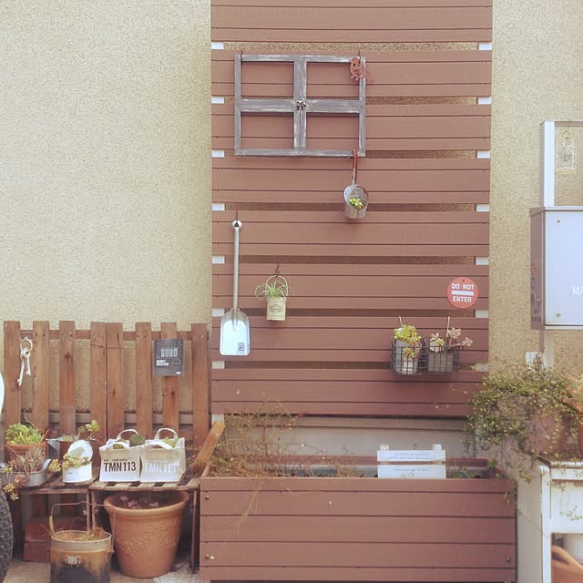 Entrance,ダイソー,セリア,エクステリア,玄関先,JJPROHOME,多肉植物 mikoの部屋