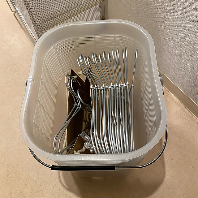 アルミハンガー,洗濯カゴ,無印良品,Bathroom stの部屋