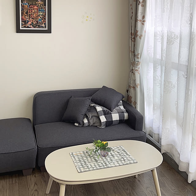 Lounge,ナチュラル,北欧,ソファ umechan1118の部屋