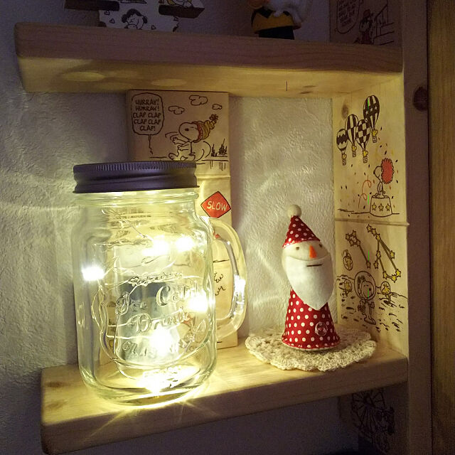 My Shelf,クリスマスディスプレイ,セリア,LEDジュエリーライト sachiko.nの部屋