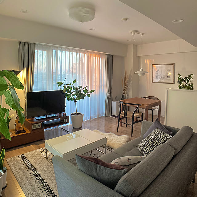 2022.2.28,フロアランプ,PH4/3,ルイスポールセン,Louis Poulsen,LE KLINT,boconcept,一人暮らし,1LDK,マンション暮らし,イケヒコ,イケヒコ ウィルトンラグ,グリーンのある暮らし,Overview,アートのある暮らし kaoの部屋