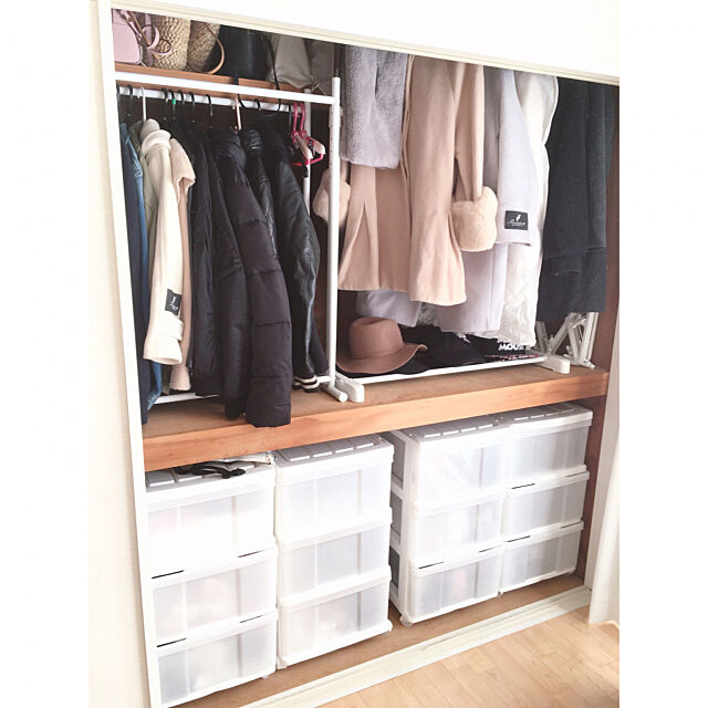 My Shelf,押入れ改造,衣装ケース,押入れ収納,2DK k0asamの部屋