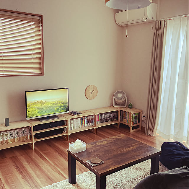 無印良品,一人暮らし,ニトリ,シンプル,木のぬくもり,衣替え,My Desk W-Cheeseの部屋