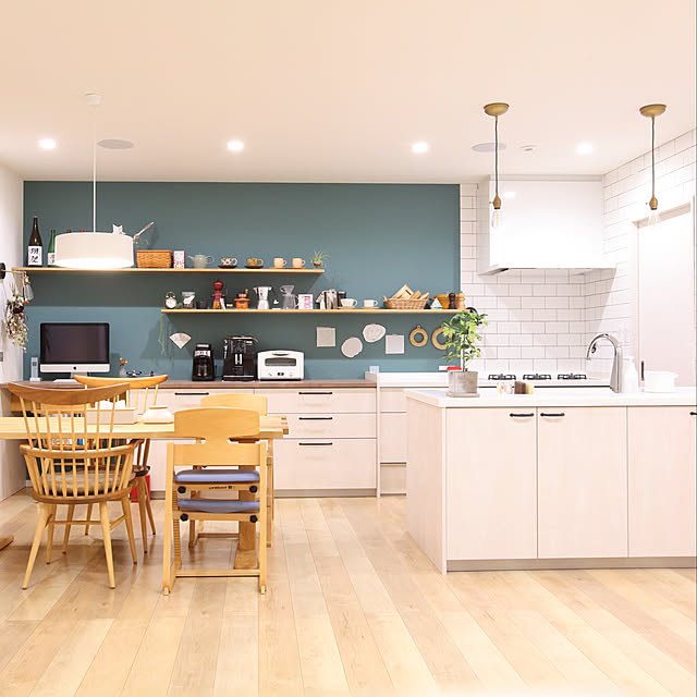 ダイニングキッチン,パナホーム,Pana Home,Panasonic,ベリティス,ジョイハードフローリング,カップボード ラクシーナ,キッチン ラクシーナ,パナソニック,一眼レフ初心者,Overview Poko.の部屋