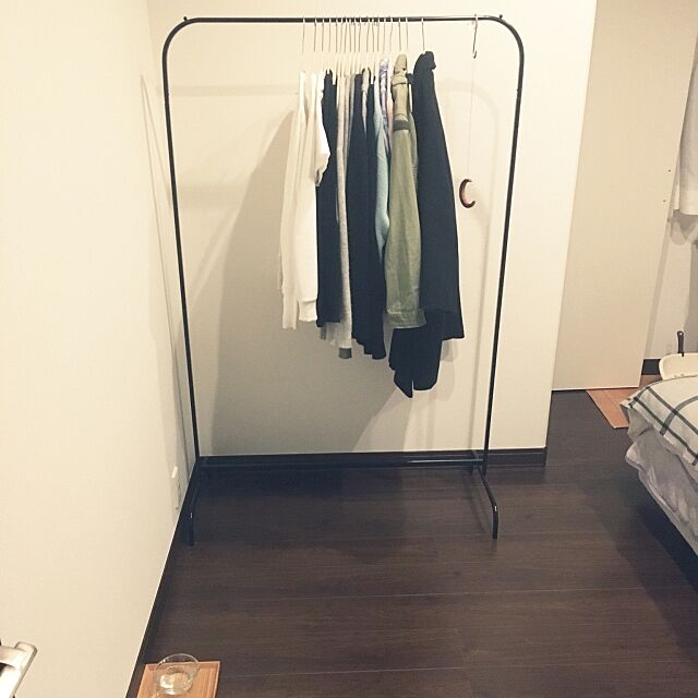 Overview,洋服掛け,断捨離,IKEA,シンプル,収納,シンプルにすっきりと暮らす,実家暮らし Tomocoの部屋