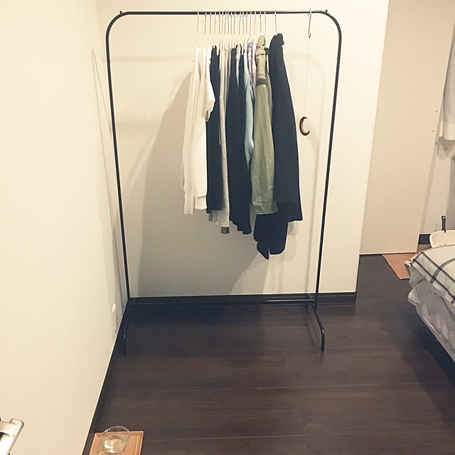 Overview,洋服掛け,断捨離,IKEA,シンプル,収納,シンプルにすっきりと暮らす,実家暮らし Tomocoの部屋