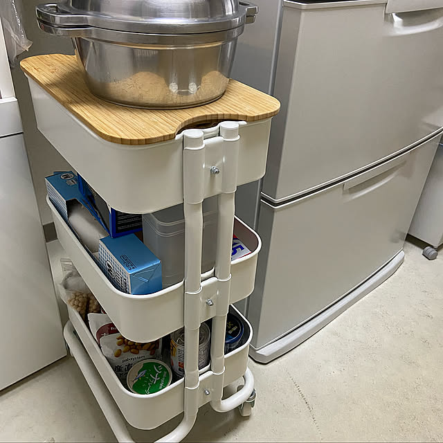 無水鍋,キッチンワゴン,社宅,転勤族,おうち時間,いいねと、フォローの押し逃げすみません！,こどものいる暮らし,愛用品を模索中,Kitchen Pochicoの部屋