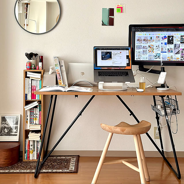 My Desk,ワークスペース,無印良品,買ってよかったもの,ナチュラルインテリア,ひとり暮らし,シンプルが好き,心地よい暮らし,SENNOKI,暮らしの記録,ナチュラル素材,モニター応募投稿,PCモニター naaaaaaao777の部屋