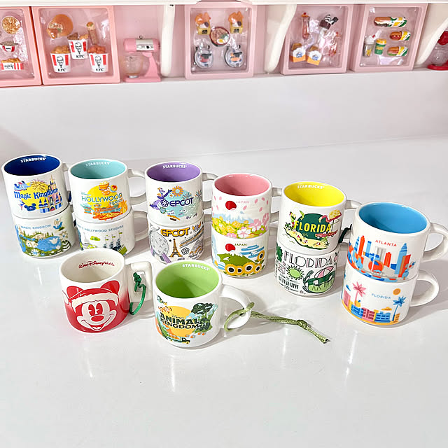 Kitchen,スタバオーナメント,スタバマグ,Starbucks,集めて撮ってね！お気に入りのモノたち Kozuの部屋