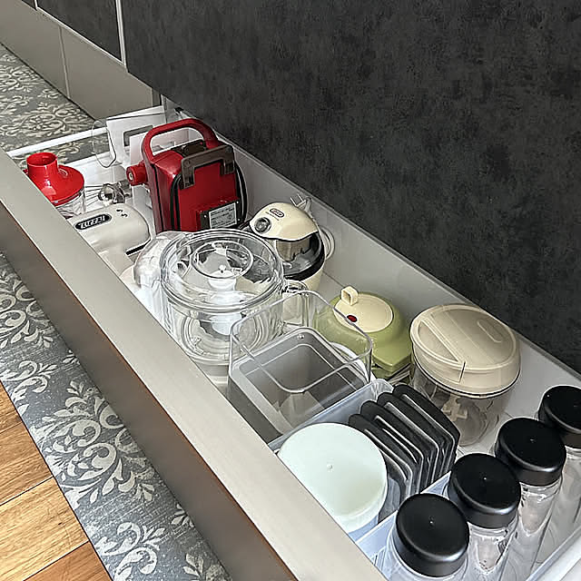 Kitchen,調理家電収納,調理家電,使いやすく,流し台下収納,流し台の下,流し台 yunyumの部屋