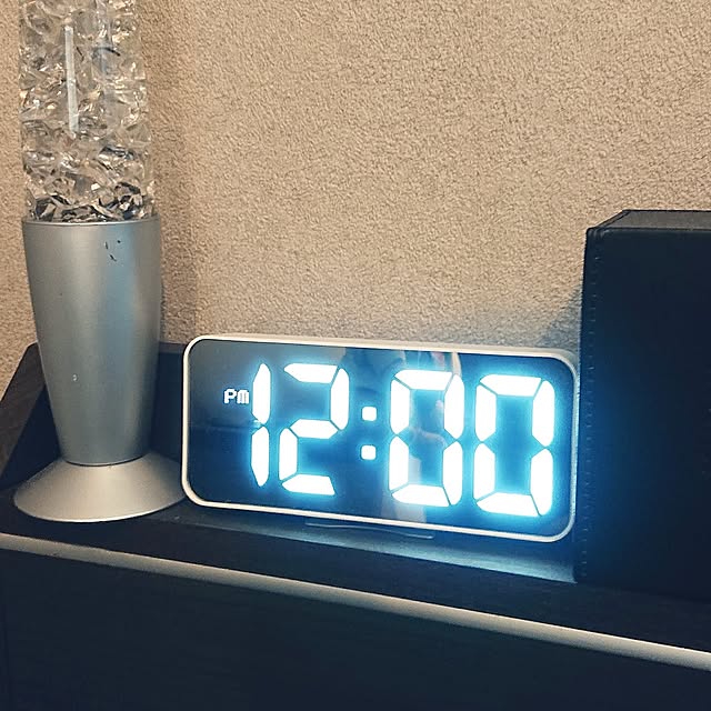 Bedroom,時計,IKEA,照明,モダン iegomori0621の部屋
