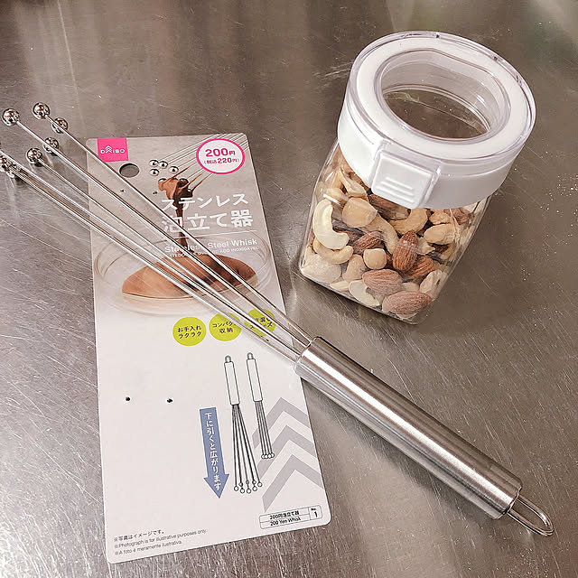 Daiso,泡立て器,保存容器,シンプル,Kitchen coco518の部屋