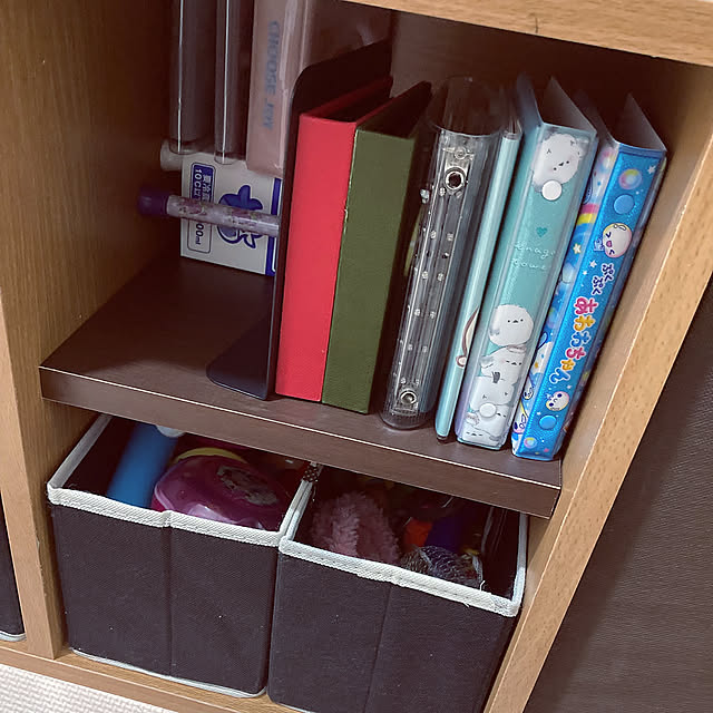 My Shelf,おもちゃ収納,シール帳,カラーボックス DIY,カラーボックス,つっぱり棒 Lin_3の部屋