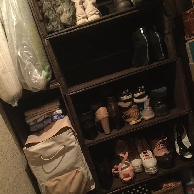 My Shelf,げた箱,りんご箱,DIY GAREWの部屋