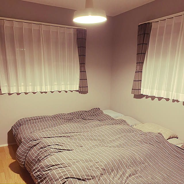 脚付きマットレス,無印良品,寝室,Bedroom icepopの部屋