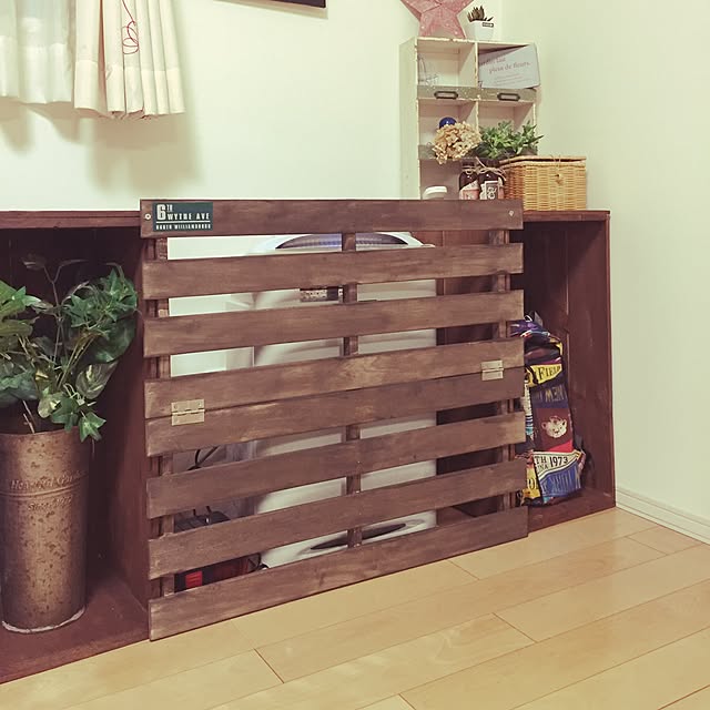 My Shelf,すのこリメイク,りんご箱,りめ瓶,salut!,カフェ風,100均,DIY,多肉植物,ドライフラワー,セリア,あじさいドライ misamisa2の部屋