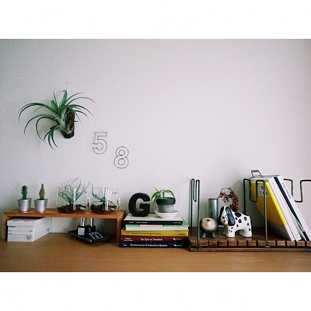 My Shelf,無印良品,植物のある暮らし,古道具,リサラーソン,グリーンのある暮らし Igako7121の部屋